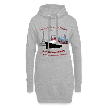LINER NORMANDIE Louis RUNEMBERG © Adagp - Hoodie-Kleid - Grau meliert - Vorne