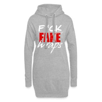 FUFW White - Hoodie-Kleid - Grau meliert - Vorne