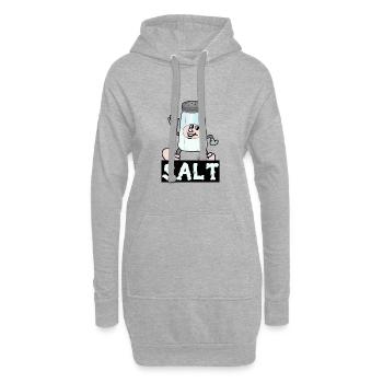 Kawaii Salzstreuer Halloween Kostüm Bester Freund - Hoodie-Kleid - Grau meliert - Vorne