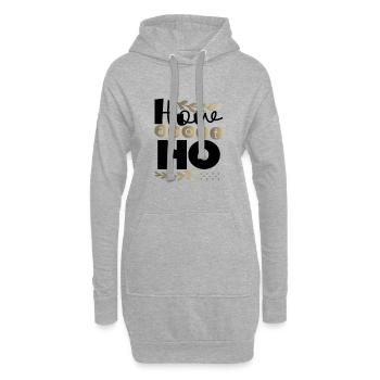 Sarkastisches Geschenk Wie wäre es mit No Sarcam Geschenkidee - Hoodie-Kleid - Grau meliert - Vorne