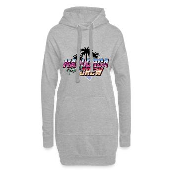 Mallorca Party Crew - Sweat-shirt à capuche long Femme - gris chiné - Devant