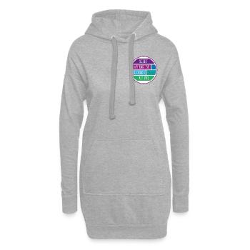 Sorry - Hoodie-Kleid - Grau meliert - Vorne
