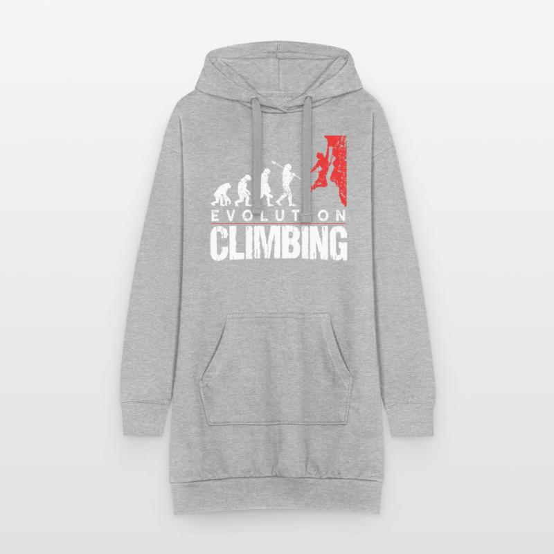 Klettern Evolution Hoodie-Kleid