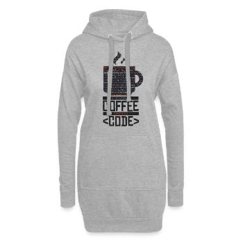 Fachinformatiker - Hoodie-Kleid - Grau meliert - Vorne