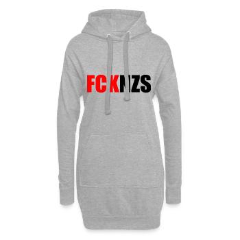 Fck nzs - Hoodie-Kleid - Grau meliert - Vorne