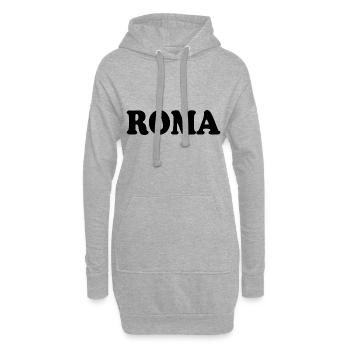 Rom roma - Hoodie-Kleid - Grau meliert - Vorne