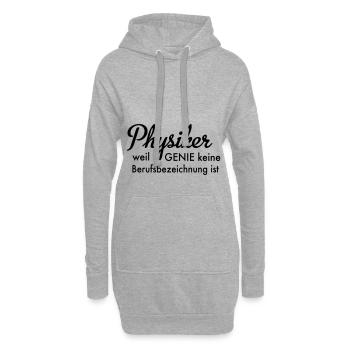 Physiker - Hoodie-Kleid - Grau meliert - Vorne