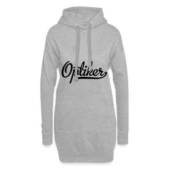 Optiker - Hoodie-Kleid - Grau meliert - Vorne
