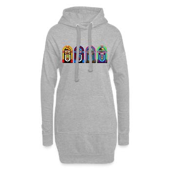 Jukebox - Hoodie-Kleid - Grau meliert - Vorne