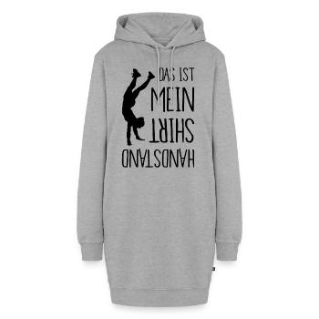 Turnen Das Ist Mein Handstand Shirt - Hoodie-Kleid - Grau meliert - Vorne