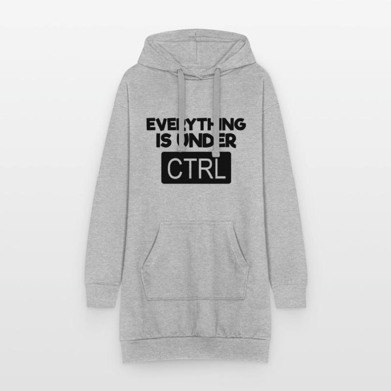 Tout sous CTRL - Computer Programmerxhtmlcs Sweat-shirt à capuche long Femme