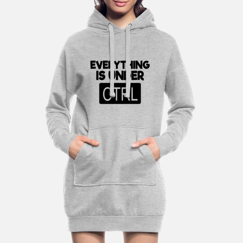 Tout sous CTRL - Computer Programmerxhtmlcs Sweat-shirt à capuche long Femme