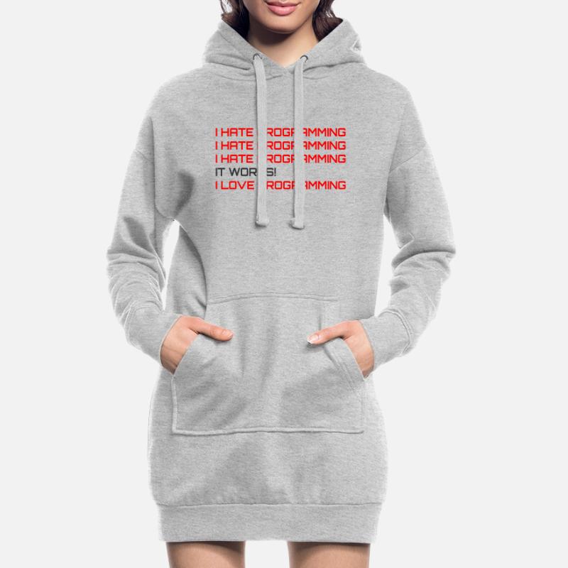 Computerprogrammierer Codierer Software Engineers Geschenk Hoodie-Kleid