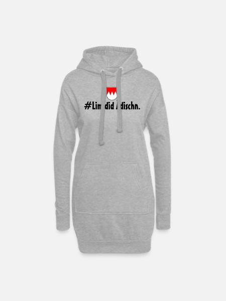Limidid Ädischn Franke Fränkisch Franken Wappen Lu - Hoodie-Kleid - Grau meliert
