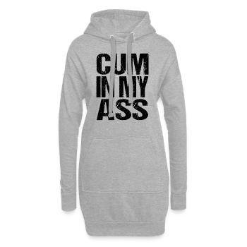 Sexe Proverbe Anal Porno Échangistes - Sweat-shirt à capuche long Femme - gris chiné - Devant