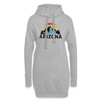 Vintage Arizona Colorado River Grand Canyon Berge - Hoodie-Kleid - Grau meliert - Vorne