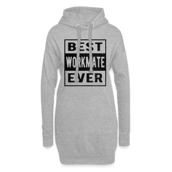 Arbeitskollegen Geschenk - Hoodie-Kleid - Grau meliert - Vorne