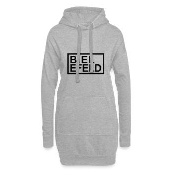 Bielefeld - Hoodie-Kleid - Grau meliert - Vorne
