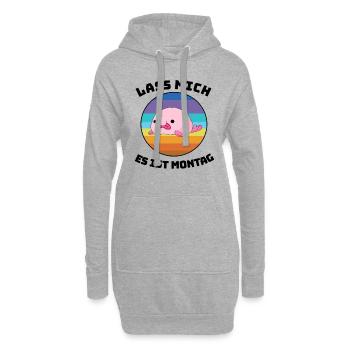Blobfisch Tauchen Tier Meereskreatur Squad Fisch - Hoodie-Kleid - Grau meliert - Vorne