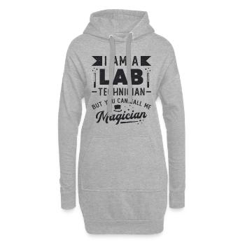 Technicien de laboratoire Biologie Laboratoire Chimie Idée cadeau - Sweat-shirt à capuche long Femme - gris chiné - Devant