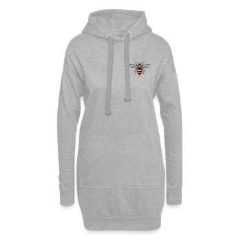 Abeilles apiculteurs - Abeille abeille - Sweat-shirt à capuche long Femme - gris chiné - Devant