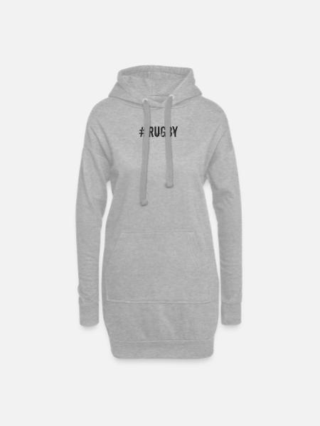 Rugby - #Rugby - Hoodie-Kleid - Grau meliert