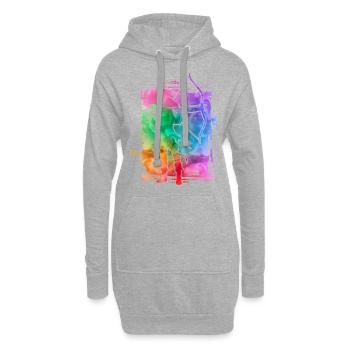Archery - Hoodie Dress - heather grey - Front