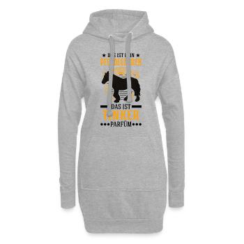 Das ist kein Pferdegeruch Das ist Tinker Parfüm - Hoodie-Kleid - Grau meliert - Vorne