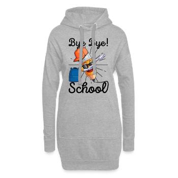 Diplôme d’études primaires Certificat de fin d’études - Sweat-shirt à capuche long Femme - gris chiné - Devant