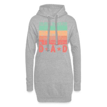 Table Soccer Dad - Hoodie-Kleid - Grau meliert - Vorne