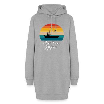 Reel Cool Mom Fishing Gifts - Hoodie-Kleid - Grau meliert - Vorne