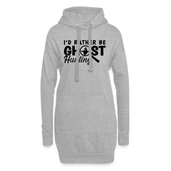Ghost Hunter Paranormal Ghost Hunt Cool Cadeau - Sweat-shirt à capuche long Femme - gris chiné - Devant