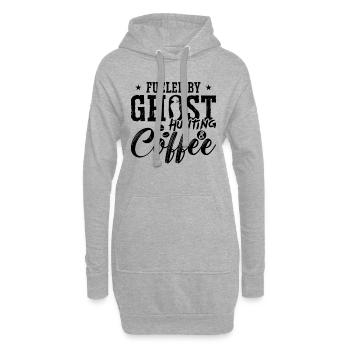 Geisterjäger Gruselig Geisterjagd Geschenkidee - Hoodie-Kleid - Grau meliert - Vorne