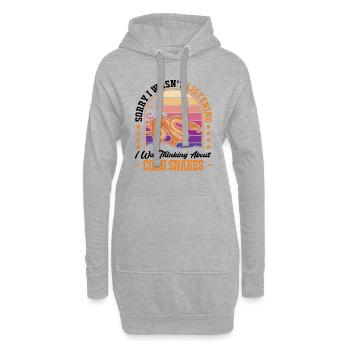Corn Snake Cadeau Corn Snake - Sweat-shirt à capuche long Femme - gris chiné - Devant
