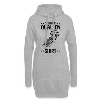 Offizielles Quallen Shirt Jellyfish Qualle Quallen - Hoodie-Kleid - Grau meliert - Vorne