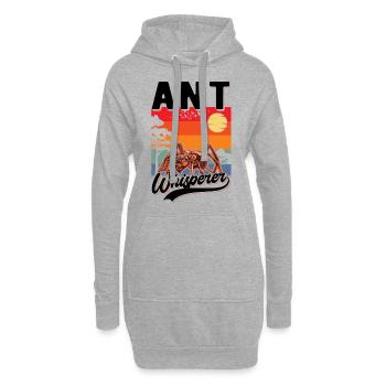 Ameisenflüsterer Ant Whisperer Ameise - Sweat-shirt à capuche long Femme - gris chiné - Devant