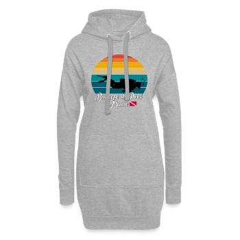 Biddeford Pool Maine Plongée - Sweat-shirt à capuche long Femme - gris chiné - Devant