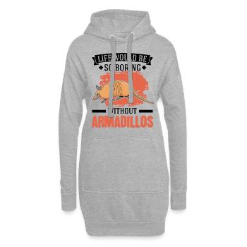 Tatou Cadeau Tatou - Sweat-shirt à capuche long Femme - gris chiné - Devant