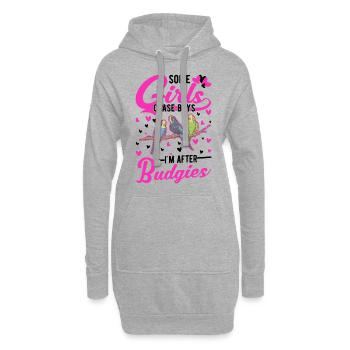 Perruche Fille Welli Perruche - Sweat-shirt à capuche long Femme - gris chiné - Devant