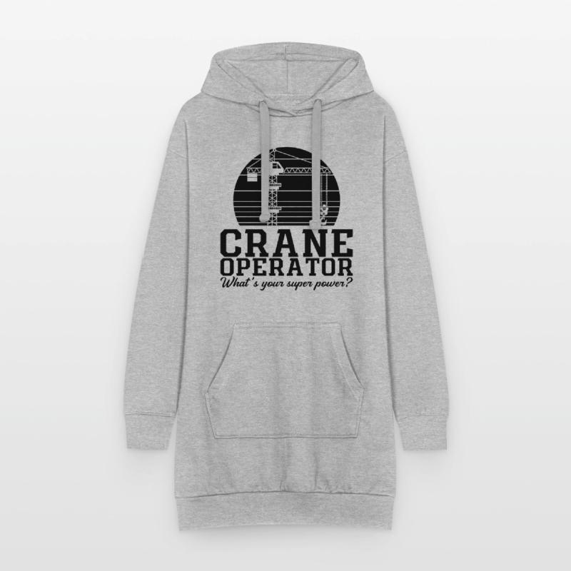 Crane operator Crane driver Construction worker Gift idea Hoodie Dress