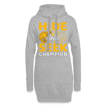 Champion de cache-cache - Sweat-shirt à capuche long Femme - gris chiné - Devant