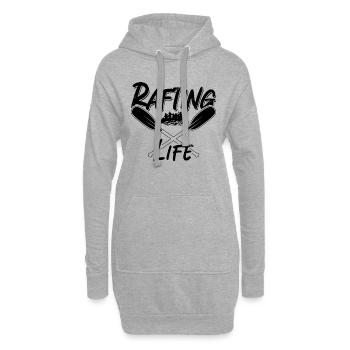 Rafting Radeau de sauvetage Canoë Paddle Kayak Pagayer - Sweat-shirt à capuche long Femme - gris chiné - Devant