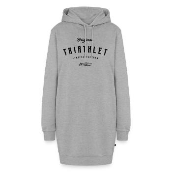 Triathlet Limited Edition Triathleten - Hoodie-Kleid - Grau meliert - Vorne