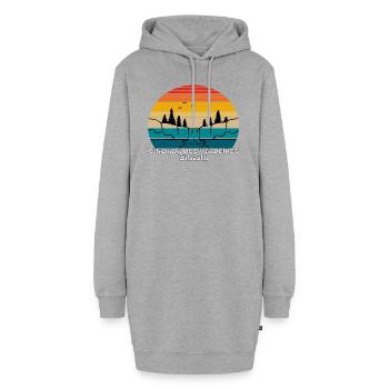 Chapada dos Veadeiros Brasil - Hoodie-Kleid - Grau meliert - Vorne