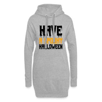 Have A Spooky Halloween. - Sweat-shirt à capuche long Femme - gris chiné - Devant