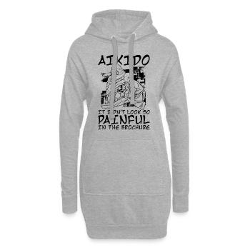 It Didn't Look So Painful Aikido Martial Samurai - Hoodie-Kleid - Grau meliert - Vorne