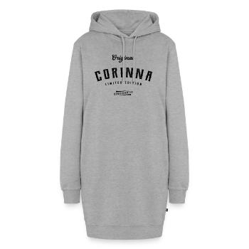 Corinna Limited Edition - Hoodie-Kleid - Grau meliert - Vorne