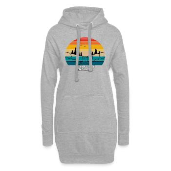 Low Force England - Hoodie-Kleid - Grau meliert - Vorne