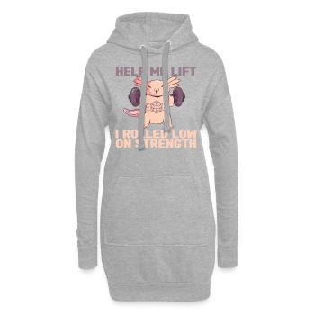 Pen and Paper Für RPG Gaming Vater - Hoodie-Kleid - Grau meliert - Vorne
