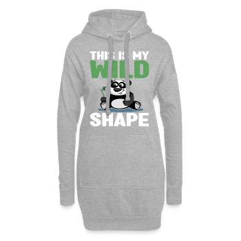 Pen and Paper Für RPG Gaming Vater - Hoodie-Kleid - Grau meliert - Vorne